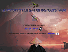 Tablet Screenshot of la-pierre-et-le-sabre-iaido18.fr
